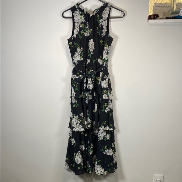 GB Girls Black and White Halter Maxi Sundress - Picture 1 of 9